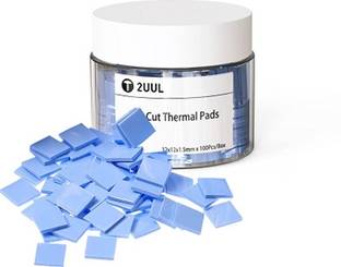 PAUS&MORK Pre-Cut Thermal Silicone Pads for Mobile Motherboard IC Chip CPU Colling- 100pcs Ceramic Based Thermal Paste