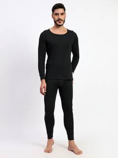 TT THERMO Regular Fit Cotton Rich With Elastomeric Finish Thermal Men Top - Pyjama Set Thermal