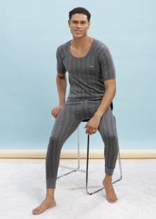 Dollar Ultra Half Sleeve Round Neck Men Top - Pyjama Set Thermal