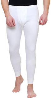 Dyca THERMALS MEN BOTTOM SOLID OFF WHITE Men Pyjama Thermal