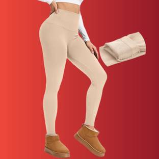 Lebami Fleece Lined Leggings Women Thick High Waisted Winter Warm Leggings Women Pyjama Thermal