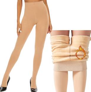 Lebami Winter Warm Thermal Leggings Tights Thick Fleece Lined Stockings For Women Women Pyjama Thermal