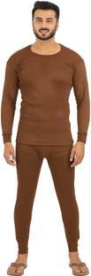 Alfa Oswal Men Thermal Set Winter Wear Warmer Inner Wear Men Top - Pyjama Set Thermal