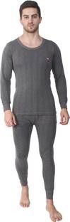 ALFA Quilted Premium Winter wear Men Top - Pyjama Set Thermal