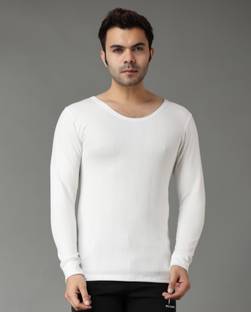 FF Winterwear Thermal Vest for Men Long Sleeves Warmer Round Neck Vest for Winters Men Top Thermal