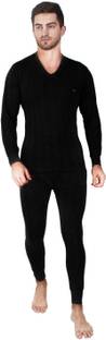 ALFA Quilted Premium Cotton Men Top - Pyjama Set Thermal