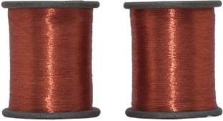 Hunny - Bunch D.Copper - Metallic Zari Thread for Embroidery,Beading, Jewelry Making etc Thread