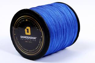 DAMODARAM 2mm Nylon Macrame Thread Cord For Art Craft & DIY Projects (Royal Blue) Thread