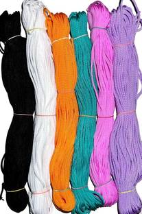 manrish 125Metre Nylon Macrame Cord/Dori ForCraft,Embroidery,Jewelry Making,DIY(3mm) Thread