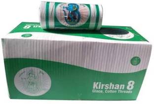 ARTPARASITE Coats Krishna Kite White threads High super glaced Threads for Kite Flying use Thread