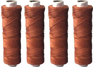 ANWALA MARKA Upholstery Nylon Thread, Thick 0.60 MM, 2 ply Hi Tenacity Nylon 400 Mtr Rust Color Thread