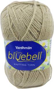 ARTPARASITE Vardhman Bluebell Wool Knitting Ball Hand Knitting Wool Yarn Brown Color Thread