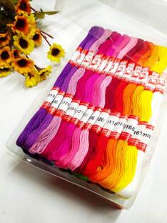 ARTPARASITE Doli Embroidery Thread Cotton Assorted Floss Embroidery Thread Cross Stitch Thread