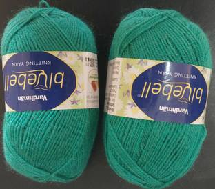 ARTPARASITE Vardhman Bluebell Knitting Ball Hand Knitting Wool Yarn 100 Gram Thread Thread