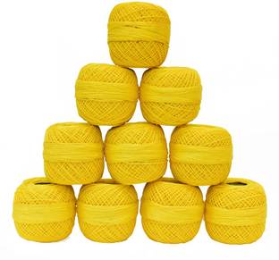 Embroiderymaterial Yellow Crochet Cotton Thread