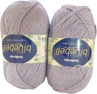 ARTPARASITE Vardhman Bluebell Wool Knit Ball Hand Knitting Wool Yarn 100 Gram Thread Purple Thread