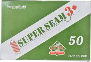 Hunny - Bunch Vardhman RFD AE Super Seam 3 Plus Cotton Sewing Thread 3 Ply Dyeable Off-White Thread
