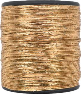 Hunny - Bunch Premium & Fine Quality Metallic Zari Dori Thread for Embroidery & More(Shade- 1) Thread