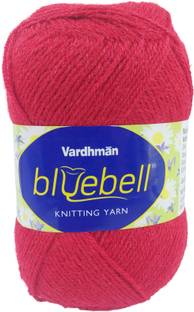 ARTPARASITE Vardhman Bluebell Wool Knitting Ball Hand Knitting Wool Yarn 100 Gram 300m Grey Thread