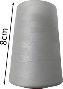 ktl WHITE, 10000 POLY | 10000 METER (2PLY)| USED IN INTERLOCKING AND STICHING PURPOSES Thread