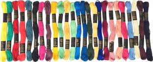 Homeistic Applience Premium Stranded Cotton Threads for Hand Embroidery Skein Craft With Multicolors Thread