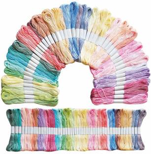 ANWALA MARKA Embroidery Skeins, Pastel Family Shade, 6 Strand Thread