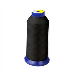 DOMICK Nylon Sewing Thread for Thick Fabric Stitching, Canvas, Seat, etc,, Black 500M Thread