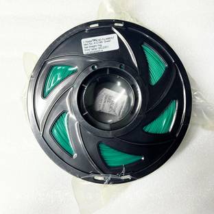 Yellow Tommy TPU 3D Printer Filament | 1kg Spool | 1.75mm Flexible & Durable Material | DIY | Fitting Connector