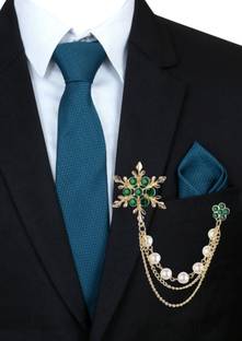 Voxon Woven, Self Design, Embellished Tie