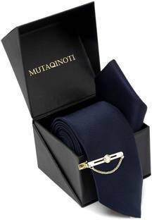 MUTAQINOTI Silk Tie Pin Set