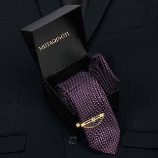 MUTAQINOTI Self Design Tie