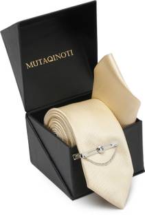 MUTAQINOTI Silk Tie Pin Set