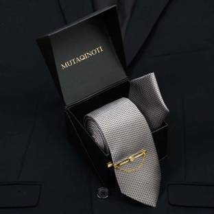 MUTAQINOTI Self Design Tie
