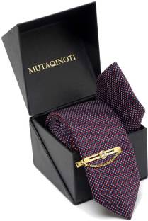 MUTAQINOTI Silk Tie Pin Set