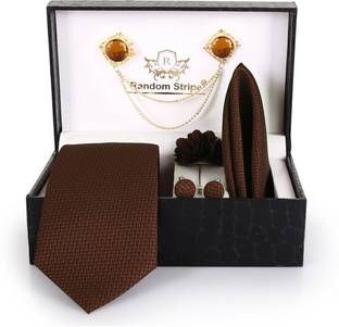 RANDOM STRIPE Self Design, Woven Tie