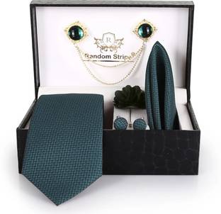 RANDOM STRIPE Self Design, Woven Tie