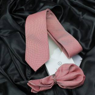 Kovove The Essentials Checkered Maroon Neck Tie and Pocket Square Gift Box Checkered Tie
