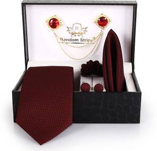 RANDOM STRIPE Self Design, Woven Tie