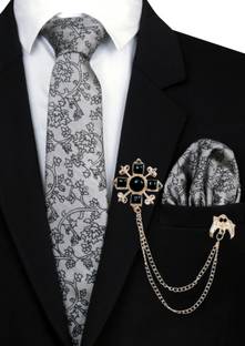 Voxon Woven, Self Design, Printed Tie