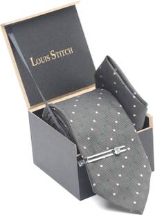 LOUIS STITCH Polka Print Tie