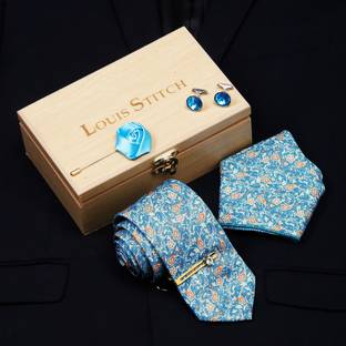 LOUIS STITCH Self Design Tie