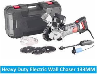 Sauran 133mm Electric Wall Chaser Groove Cutting Machine (EWC7) Handheld Tile Cutter