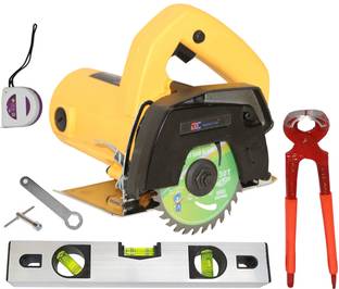 Digital Craft Wood Saw Cutter Machine 110MM,12' Spirit Level, 3MTR Tape,8' Pincer Plier Marble Cutter