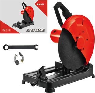 RanPra 355mm Cut Off Machine with D-Type Handle | Ideal for Metalwork, Pipes, Rods Chop Saw