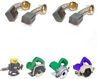 HOXIUL Carbon Brush CM4 For Marble Cutter (Pack Of 2) in All Imported CM4/ CM5/ Router Marble Cutter