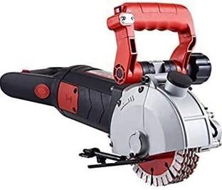 VOLTZ 160 5200W Wall Chaser with Laser Guide Wall Groove Slotting Machine Electric Brick Wall Chaser for Brick Granite Marble Concrete Cutter Notcher Groover 220V Handheld Tile Cutter