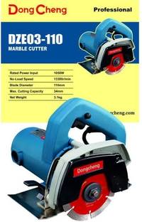 DONGCHENG MPT DZE03-110 MARBLE CUTTER MACHINE 13300 RPM ,1050 WATT HEAVY DUTY Handheld Tile Cutter