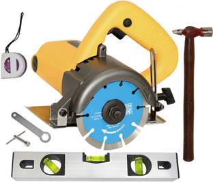 Digital Craft Marble Saw Cutter Machine 110MM,12' Spirit Level, 3MTR Tape,Hammer 200 gm Marble Cutter