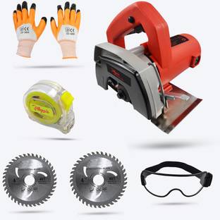 Hillgrove HGCM244M1 Cutting Machine Saw for Tile/Marble/Wood with Googles, Measuring Tape Marble Cutter