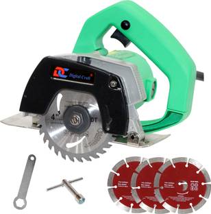 Digital Craft 14000 RPM 1400W Marble Cutter – 110mm High-Power 3pc Marble Cutting Blade Handheld Tile Cutter